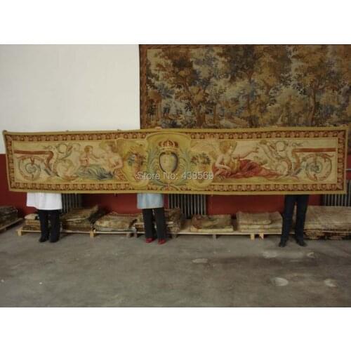Free shipping 100% Woolen Aubusson Tapestry royal style wall painting Gobelin