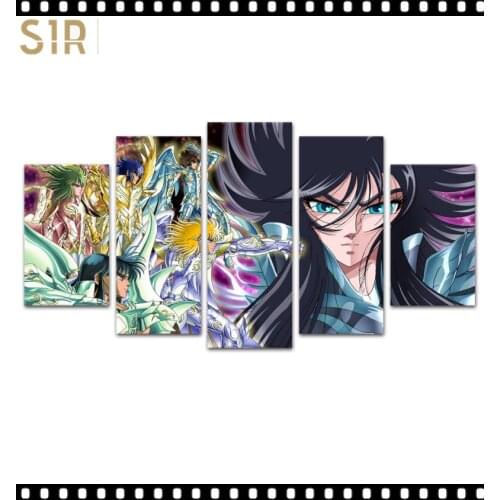 Saint Seiya Decorations for The Five - Part Anime HD Poster Living Room Decoration Room Decor Japan High Popularity Anime Poster