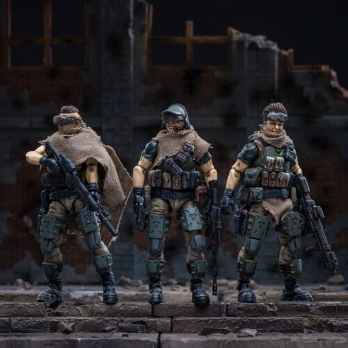 JOYTOY 1/18 action figure soldiers(3pcs/lot) RUSSIAN FEDERATION CAUCASUS model doll Free shipping