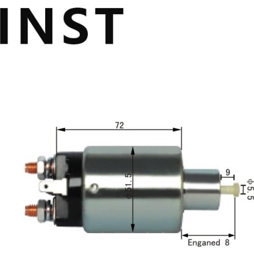 ELECTROMAGNETIC SWTICH SOLENOID FOR 12V 23343-T5002 M371X72371 133049 66-8327 0E35618X10 3612021740 3612022800 E8052