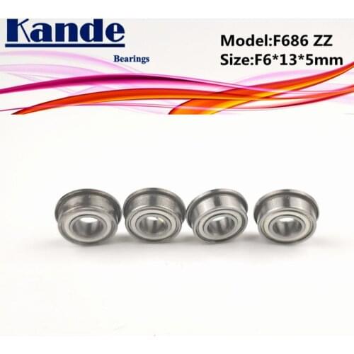 F686 ZZ 10pcs ABEC-1 F686ZZ F686-2Z Miniautre Ball Bearing F6x13x5mm F686 F686-2Z