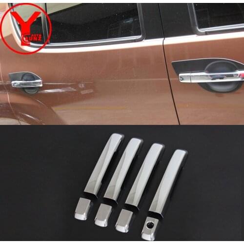 Chrome door handle protector For isuzu mux 2013-2019 2015 2016 2018 ABS car parts for isuzu dmax 2012-2017 accessories YCSUNZ
