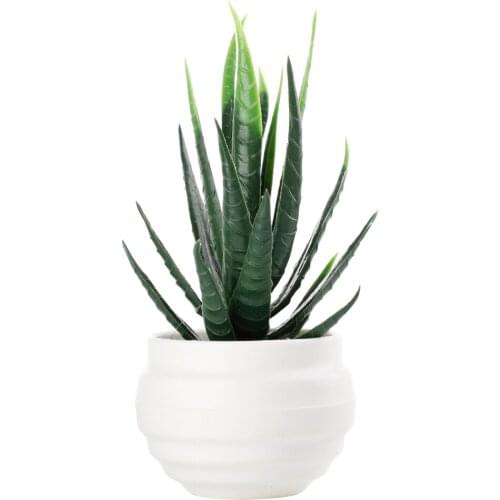 Simulation Green Plant Potted Fake Plants Artificial Flower Bonsai Outdoor Staircase Plastic 8 X 6 X 14cm Small Ornaments