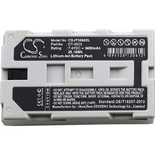 Cameron Sino 3400mAh Battery DT-9023 for Casio IT-2000, IT-2000D30E, IT-2000D33E,IT-3000,IT-3100, For Epson TM-P60, TM-P60 M196A