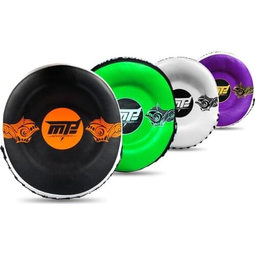 1 Pair Microfiber PU Ultralight Small Muay Thai Boxing Focus Mitts Gloves Sanda Punching Training MMA Sparring Punch Target DEO