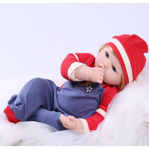 Lovely Baby Reborn Doll Toy Birthday Gift for Kid Girl Brinquedos Silicone Reborn Babies Boneca Early Education Dolls Tools