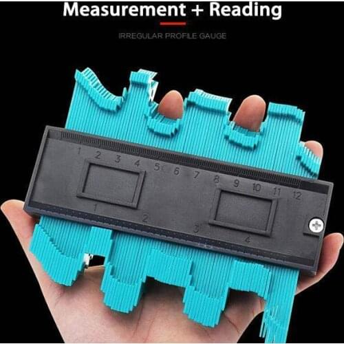 Multifunctional Profile Gauge Contours Gauge Arc Ruler Gauge Contour Profile Scale Template Curvature Scale Tiling Laminate