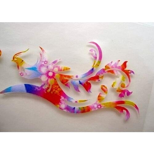 Eyelashes stagecraft fashion creative eye makeup color paper-cut sticker Phoenix luxury wind Masquerade False eyelashes