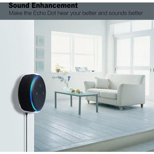 Wall Mount Houder Voor for Echo Dot 3 Speaker Stand Ruimtebesparend Stand Voor Smart Home Speakers Accessories