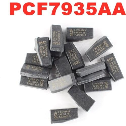 Original blank PCF7935AA Immobilizer Carbon transponder Chip can be generated into ID40 / ID41 / ID42 / ID44
