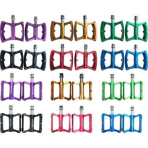 Mountain bike pedal aluminum alloy CNC bearing pedal road folding bicycle pedal chrome molybdenum steel shaft DU+sealed bearing