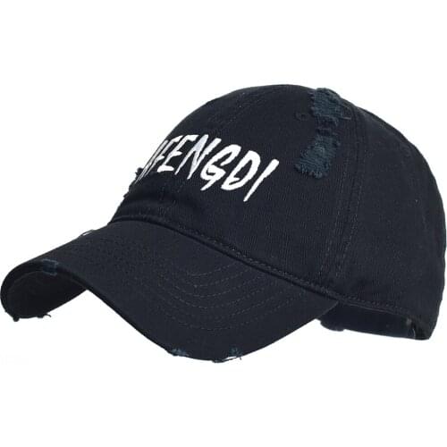 Casual Vintage Cotton Outdoor Sport Distressed Baseball Cap Men Women Dad Hat Adjustable Trucker Hat Style Low Profile