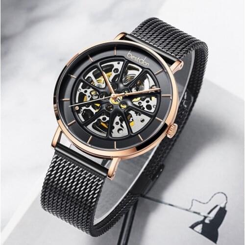 Switzerland Sport Watches For Men Bestdon Automatic Mechanical Skeleton Watch Luxury Brand Clocks Reloj Hombre Relogio Masculino