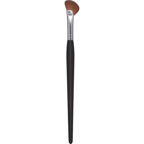 U16 Professional Handmade Makeup Brush Soft Resilient Weasel Hair Angled Fan Shape Eye Shadow Brush Ebony Handle Make Up Brushes