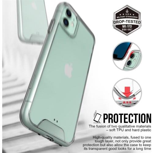 Ultra Slim & Light for iPhone 12 Pro Max iPhone 11 Clear Case for mini 12 Pro 6 7 8 6s 7plus 8 Plus X XS Max Hard Cover for XR