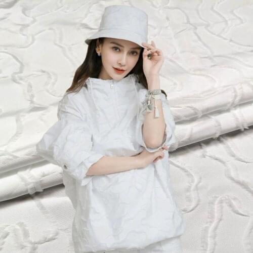 145cm Fashion Camouflage Cut Flowers Polyester Jacquard Fabric For Man Autumn Dress Pants and Suit DIY Cloth Sewing Material