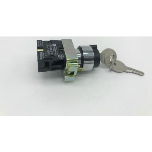 5Pcs/Lot 2 position XB2 BG41 xb2-bg41 key operated selector selector pushbutton switch N/O push button switch
