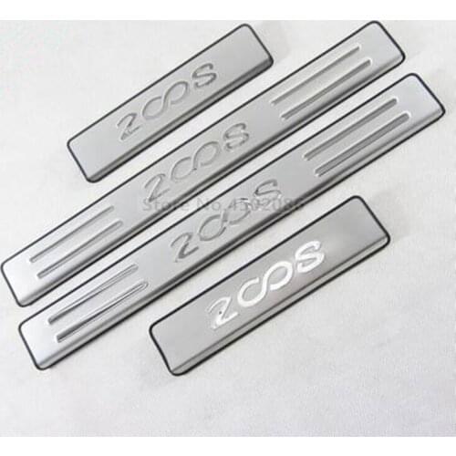 Accessories For 2014 -2017 2008 Door Sill Scuff Sill Plate Step Cover Trim Protector Sticker