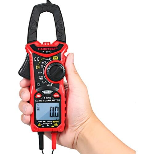 Amperometric Clamp Meter Voltmeter Digital Ammeter Multimeter Electrical Clamps Frequency Tester Pliers For Car Home Industrial