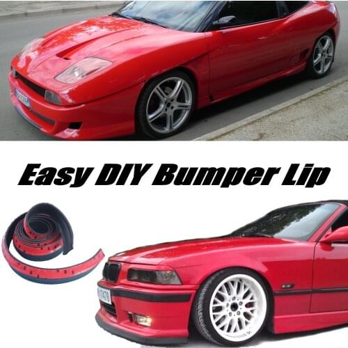 Bumper Lip Deflector Lips For Fiat Coupe Front Spoiler Skirt For Car View Tuning / Body Kit / Strip