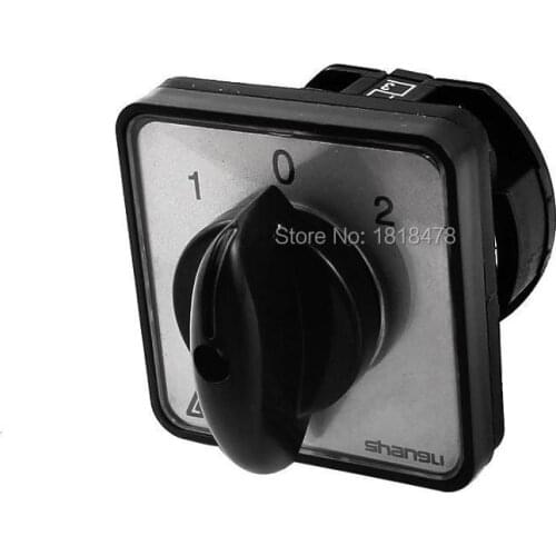 LW8-10 3 Positions 1-0-2 Rotary Cam Changeover Switch AC 660V 10A