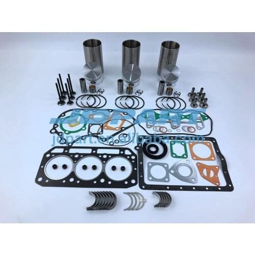 New 3D84-1 Overhaul Kit Piston Rings Bearing Set Full Gasket Kit Engine Valve For Yanmar