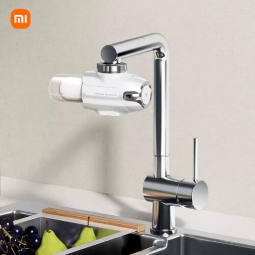 New Xiaomi Yunmi Faucet Water Purifier Ceramic Filter Tap Water Purifier Kitchen Faucet Filter ChlorineTransparent filter window