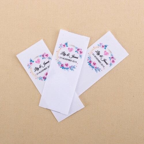 Custom Clothing Labels - Name Tags ,Personalized Brand , Customized with Your Name, Organic Cotton Tags (MD0062)