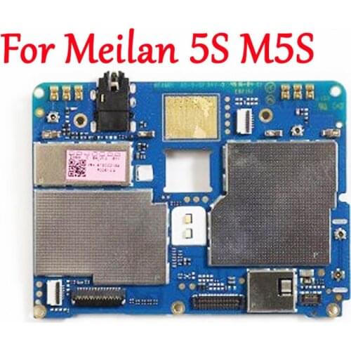 Tested Full Work Original Unlock Motherboard For Meizu Meilan M5 5S M5S Logic Circuit Electronic Panel with Firmware