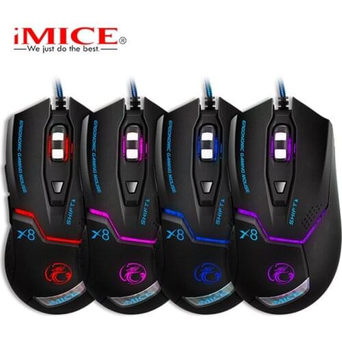 USB Wired Gaming Mouse 3200DPI 6 Buttons Professional Optical Mouse Gamer USB Computer Mouse E-Sport Gamer Mice For PC Laptop