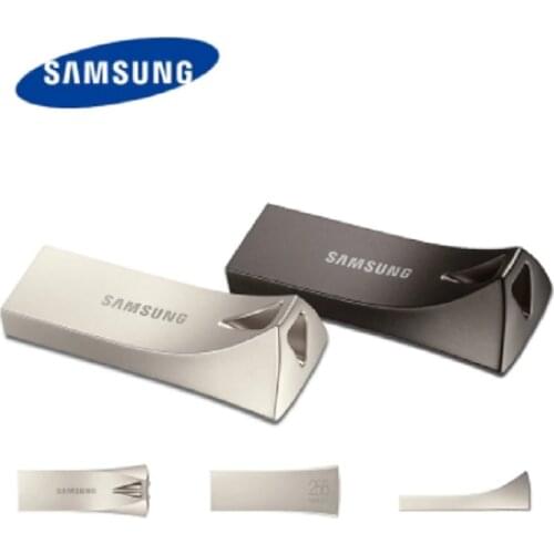 SAMSUNG BAR PLUS 3.1 USB Metal Flash Drive 32GB 64GB 128GB 256GB USB3.1 Pen Drive up to 300MB/S Pendrive Memory Storage U Disk