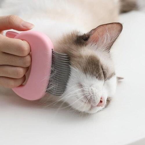 Dog Cat Combs Hair Remover Brush Pet Grooming Tools Dog Massage Comb Brush Remove Loose Hairs Pet Cat Supplies