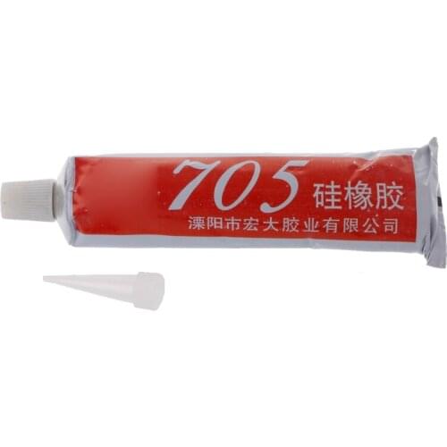 1pcs 50ML 705 silicone waterproof transparent heat resisting glue Colorless sealing glue electron component PCB appropriative