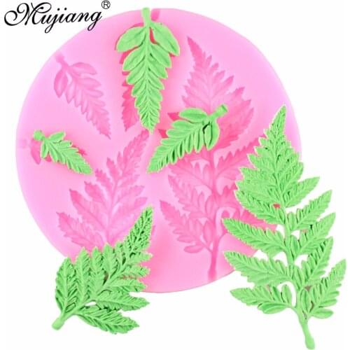 Sugarcraft Leaf Fondant Molds Cake Decorating Tools Mimosa Leaves Chocolate Candy Mold Silicone Cake Mold Kitchen Baking Mold