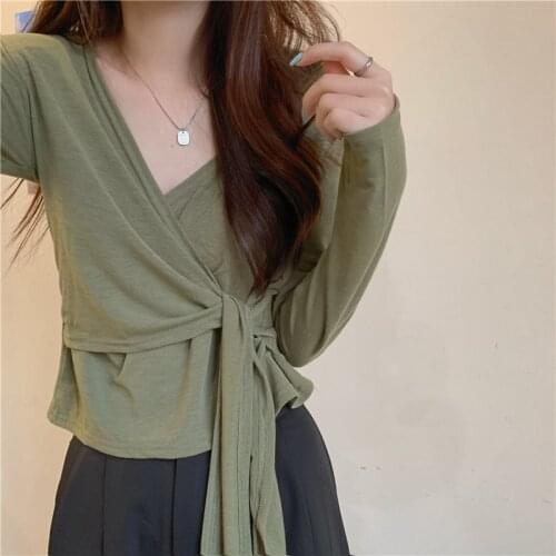 Женские однотонные футболки Suooheyal China At AliExpress