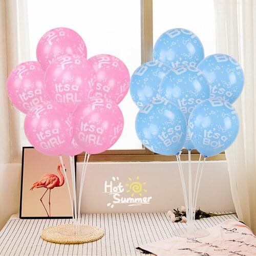2.8g 12inch 10pcs/30pcs Baby Shower Balloon Boy Or Girl Gender Reveal Party Supplies Birthday Party Decorations Kids Baloons