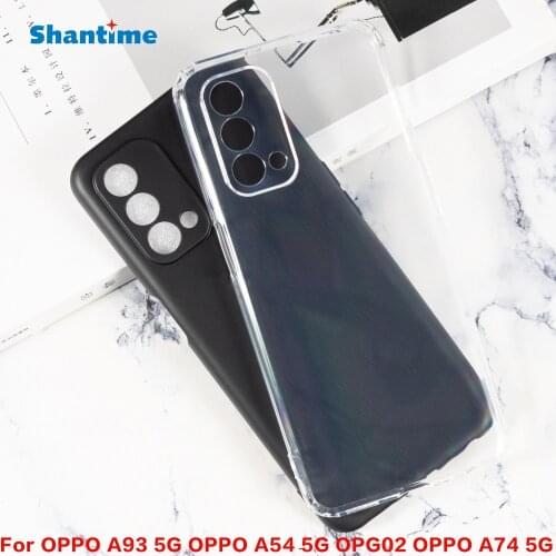 For OPPO A93 5G Gel Pudding Silicone Phone Protective Back Shell For OPPO A54 5G OPG02 OPPO A74 5G OPPO A93S 5G Soft TPU Case
