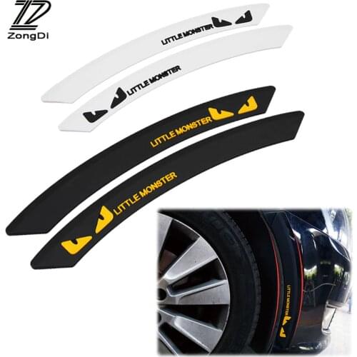 ZD Car Wheel eyebrow decorative Anti-collision Strip Sticker for Acura Chevrolet Cruze Aveo Peugeot 307 308 Seat Leon Mazda 3 6