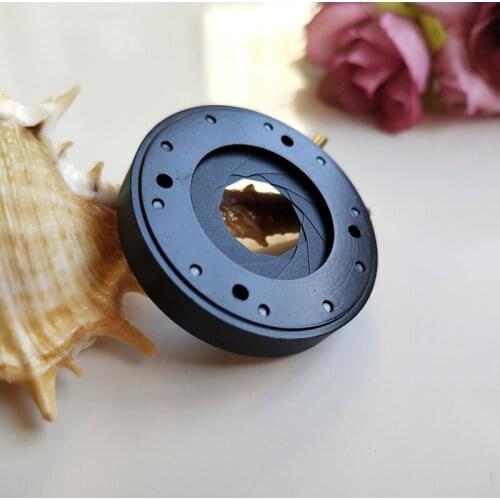 100pcs 1.5-18.7MM Amplifying Zoom Optical Iris Diaphragm Aperture Condenser 10 Blades for Digital Camera Microscope Adapter