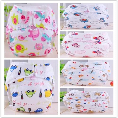 3 pcs/lot 2015 NEW ! Baby Diapers Children Reusable Underwear Breathable Diaper Cover Cotton Training Pants Can Tracked