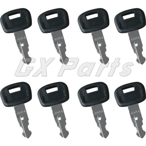 8) Ignition Keys RC411-53933 RC461-53930 for Kubota KX121-3 KX161-3 KX41-3 KX71-3 KX91-3 U15 U17 U25S U35 L39 L45 L47
