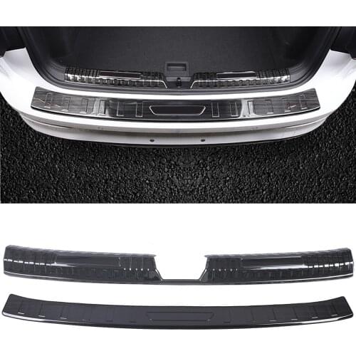 Car Accessories for VW Volkswagen Golf 8 MK8 2020 2021 Stainless Steel Inner & Outer Rear Trunk Bumper Protector Plate Trim 2pcs