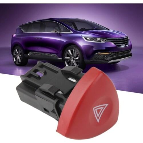 Automobile Emergency Hazard Flasher Warning Light Switch Warnblinker Schalter For Renault Laguna Master Trafic II Vauxhall 01-14