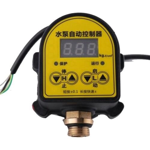 Digital Automatic Air Pump Water Oil Compressor Pressure Controller Switch For Water Pump On/Off Au Plug