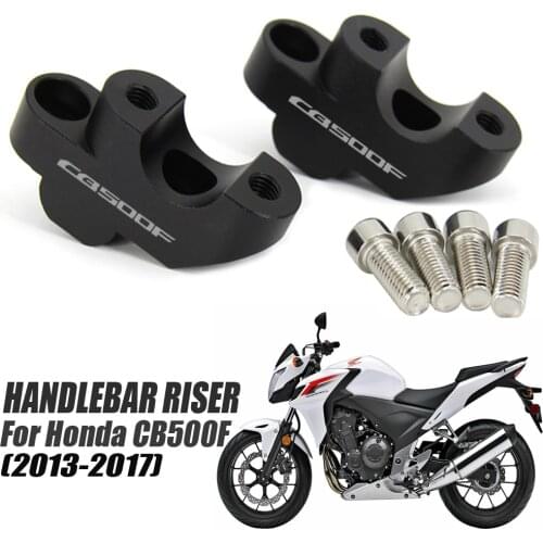 FOR HONDA CB 500F CB500F 2017 2016 2015 2014 2013 Motorcycle Accessories Riser Lifting Handlebar Clamp Handlebar Riser CB500 F