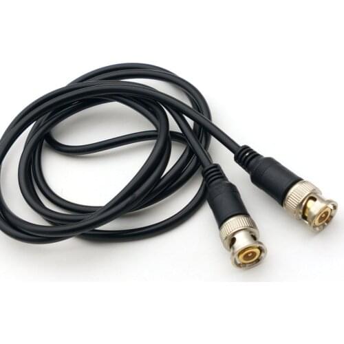 1pcs BNC Male RG59 to BNC Male 75 ohm Coaxial Cable for Surveillance Cameras