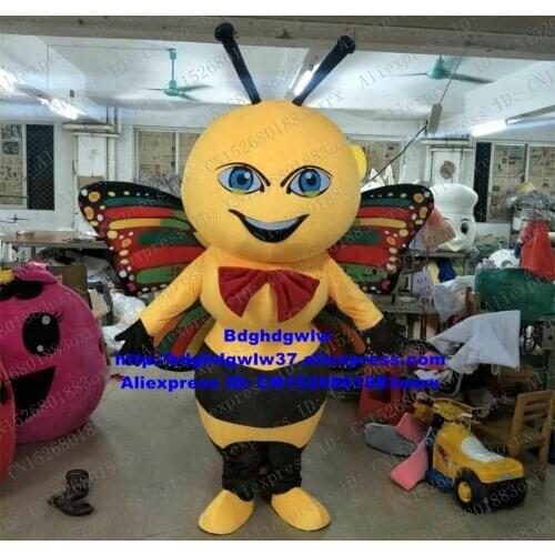Colorful Butterfly Moth Scalewing Dragonfly Mascot Costume Adult Cartoon Character Welcome The Doorman New Style Newest zx2435