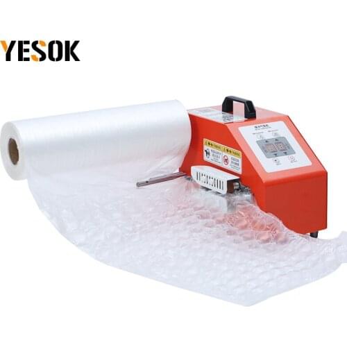 Air Cushion Machine Bubble Film Bag Inflator Filling Air Pillow Pllw Packing Inflator Roll Wrap Making Machine110V/220 Inflator