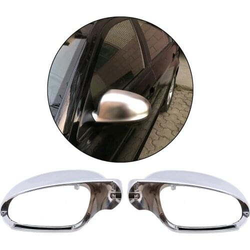 1pcs ABS Rearview Wing Mirror Cover Cap Trim Silver Replace Style for Golf MK5 2004-2008