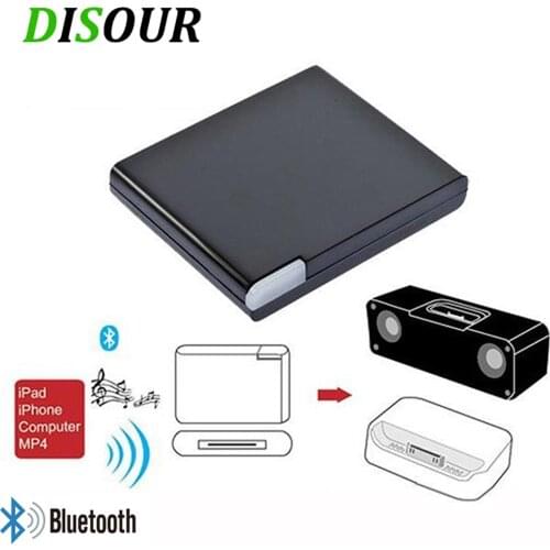Hot 30 Pin Dock Bluetooth A2DP Music Receiver Adapter Connector For IPad IPod IPhone Apple Speaker 30Pin Receiver